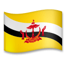 Drapeau du Brunei Émoji LG