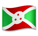 Bandera de Burundi Emoji LG