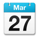 📅 Calendar Emoji on LG Phones