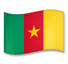Drapeau du Cameroun Émoji LG