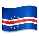 Bandera de Cabo Verde Emoji LG