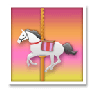 Cavallo della giostra Emoji LG