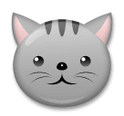 Cara de gato Emoji LG
