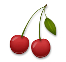 Cherries Emoji on LG Phones