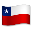 Bandiera del Cile Emoji LG