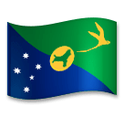 Bandera de la Isla de Navidad Emoji LG