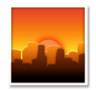 Cityscape at Dusk Emoji on LG Phones