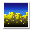 🏙️ Stadtsilhouette Emoji auf LG