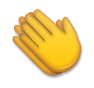 Mãos aplaudindo Emoji LG