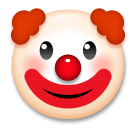 🤡 Clown Face Emoji on LG Phones