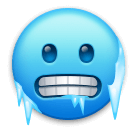🥶 Faccina congelata Emoji su LG