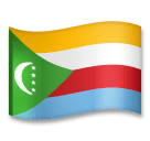 Bandera de Comoras Emoji LG