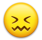 Confounded Face Emoji on LG Phones
