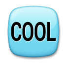 🆒 Simbolo con parola inglese “Cool” Emoji su LG
