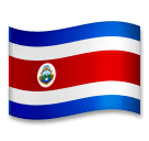 Flag: Costa Rica Emoji on LG Phones
