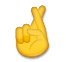 🤞 Gekreuzte Finger Emoji auf LG
