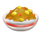 Caril e arroz Emoji LG