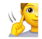 🧏 Persona sorda Emoji en LG