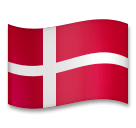 Flagge von Dänemark on LG