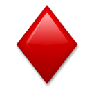 Diamante de baraja de cartas Emoji LG