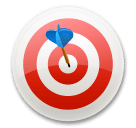🎯 Bulls Eye Emoji auf LG