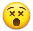 😵 Benommenes Gesicht Emoji auf LG