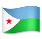 Flag: Djibouti Emoji on LG Phones