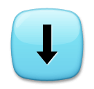 ⬇️ Down Arrow Emoji on LG Phones