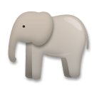 🐘 Elefante Emoji en LG