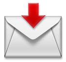 Envelope With Arrow Emoji on LG Phones