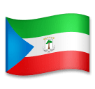 Bandera de Guinea Ecuatorial Emoji LG