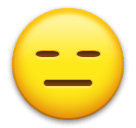 Ausdrucksloses Gesicht Emoji LG