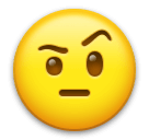 🤨 Gesicht mit hochgezogener Augenbraue Emoji auf LG