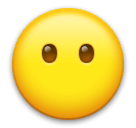 Faccina senza bocca Emoji LG