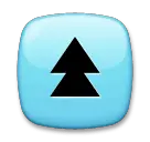 ⏫ Два треугольника, направленные вверх Эмодзи на телефонах LG