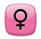 ♀️ Signo femenino Emoji en LG