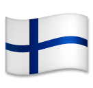 Flagge von Finnland on LG