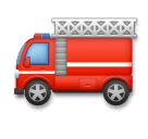 🚒 Camion de bomberos Emoji en LG
