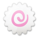 🍥 Fish Cake With Swirl Emoji on LG Phones