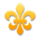 Heraldische Lilie Emoji LG