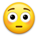 Flushed Face Emoji on LG Phones