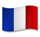 Флаг Франции Эмодзи на телефонах LG