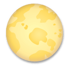 Full Moon Emoji on LG Phones