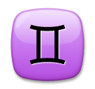 Zwillinge (Sternzeichen) Emoji LG
