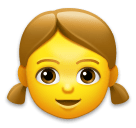 👧 Ragazza Emoji su LG
