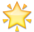 Leuchtender Stern Emoji LG