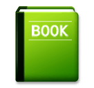 Livro escolar verde Emoji LG