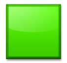 🟩 Зеленый квадрат Эмодзи на телефонах LG