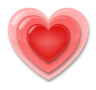 💗 Coração crescendo Emoji nos LG