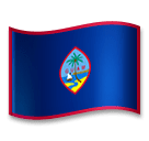 Флаг Гуама Эмодзи на телефонах LG